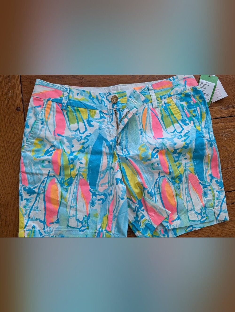 Lilly Pulitzer Jayne Shorts Nwt Sailboats